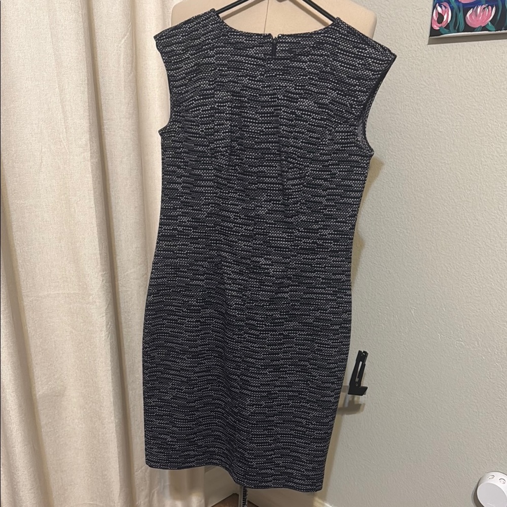Elegant Black and White Women's Dress